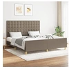 Image de Bedframe zonder matras stof taupe 160x200 cm3125393