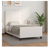 Image de Bedframe met hoofdbord kunstleer wit 80x200 cm3125416