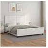 Image de Bedframe met hoofdbord kunstleer wit 160x200 cm3125458