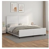 Image de Bedframe met hoofdbord kunstleer wit 180x200 cm3125464
