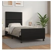 Image de Bedframe met hoofdbord kunstleer zwart 90x200 cm3125488
