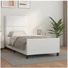 Image de Bedframe met hoofdbord kunstleer wit 100x200 cm3125495