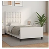 Image de Bedframe met hoofdbord kunstleer wit 80x200 cm3125538