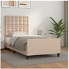 Image de Bedframe met hoofdbord kunstleer cappucinnokleurig 90x190 cm3125548