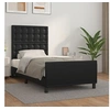 Image de Bedframe met hoofdbord kunstleer zwart 100x200 cm3125555