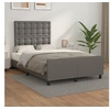 Image de Bedframe met hoofdbord kunstleer grijs 120x200 cm3125565