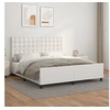 Image de Bedframe met hoofdbord kunstleer wit 160x200 cm3125580
