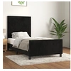 Image de Bedframe zonder matras 100x200 cm fluweel zwart3125619