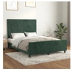 Image de Bedframe zonder matras 140x190 cm fluweel donkergroen3125632
