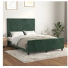 Image de Bedframe zonder matras 140x200 cm fluweel donkergroen3125638