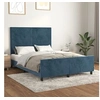Image de Bedframe zonder matras 140x200 cm fluweel donkerblauw3125639