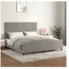 Image de Bedframe met hoofdeinde fluweel lichtgrijs 180x200 cm3125647