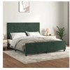 Image de Bedframe met hoofdeinde fluweel donkergroen 180x200 cm3125650