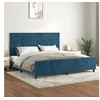 Image de Bedframe zonder matras 200x200 cm fluweel donkerblauw3125657