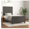 Image de Bedframe zonder matras 90x200 cm fluweel donkergrijs3125673