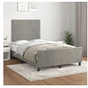 Image de Bedframe zonder matras 120x200 cm fluweel lichtgrijs3125684