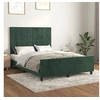 Image de Bedframe zonder matras 140x190 cm fluweel donkergroen3125754
