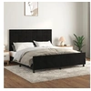 Image de Bedframe zonder matras 160x200 cm fluweel zwart3125765