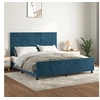 Image de Bedframe zonder matras 160x200 cm fluweel donkerblauw3125767