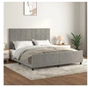 Image de Bedframe met hoofdeinde fluweel lichtgrijs 180x200 cm3125769