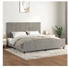 Image de Bedframe zonder matras 200x200 cm fluweel lichtgrijs3125775