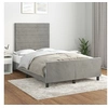 Image de Bedframe zonder matras 120x200 cm fluweel lichtgrijs3125806