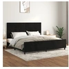 Image de Bedframe zonder matras 200x200 cm fluweel zwart3125838