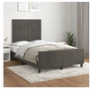 Image de Bedframe zonder matras 120x200 cm fluweel donkergrijs3125868