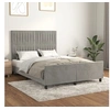 Image de Bedframe zonder matras 140x190 cm fluweel lichtgrijs3125873