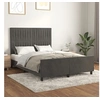 Image de Bedframe zonder matras 140x190 cm fluweel donkergrijs3125874