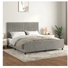 Image de Bedframe zonder matras 160x200 cm fluweel lichtgrijs3125885