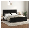 Image de Bedframe zonder matras 160x200 cm fluweel zwart3125887