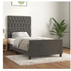 Image de Bedframe zonder matras 90x200 cm fluweel donkergrijs3125917