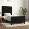 Image de Bedframe met hoofdeinde fluweel zwart 90x200 cm3125918