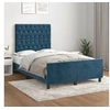 Image de Bedframe zonder matras 120x200 cm fluweel donkerblauw3125932