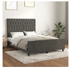 Image de Bedframe zonder matras 140x200 cm fluweel donkergrijs3125941