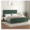 Image de Bedframe zonder matras 160x200 cm fluweel donkergroen3125949