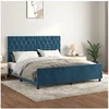 Image de Bedframe zonder matras 160x200 cm fluweel donkerblauw3125950