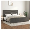 Image de Bedframe zonder matras 200x200 cm fluweel donkergrijs3125959