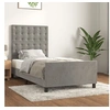 Image de Bedframe zonder matras 80x200 cm fluweel lichtgrijs3125965