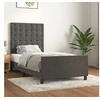 Image de Bedframe zonder matras 80x200 cm fluweel donkergrijs3125966