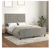 Image de Bedframe zonder matras 140x190 cm fluweel lichtgrijs3125995