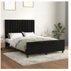 Image de Bedframe zonder matras 140x190 cm fluweel zwart3125997