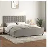 Image de Bedframe met hoofdeinde fluweel lichtgrijs 180x200 cm3126013