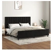 Image de Bedframe zonder matras 200x200 cm fluweel zwart3126021