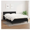 Image de Boxspring met matras stof zwart 140x190 cm3139891