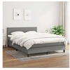 Image de Boxspring met matras stof donkergrijs 140x200 cm3139898
