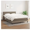 Image de Boxspring met matras stof taupe 140x200 cm3139901