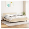 Image de Boxspring met matras stof cràmekleurig 160x200 cm3139910