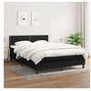 Image de Boxspring met matras stof zwart 140x190 cm3139971